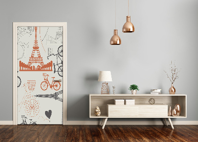 Autocolante para porta Símbolos da França