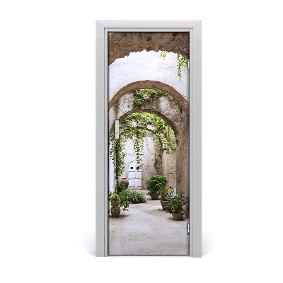 Adesivo em porta Rua Akrada