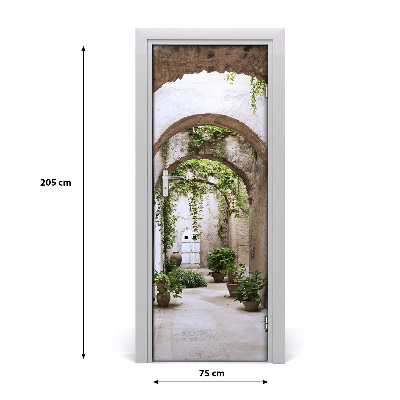 Adesivo em porta Rua Akrada