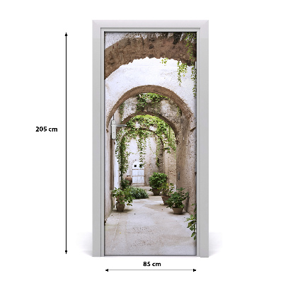 Adesivo em porta Rua Akrada