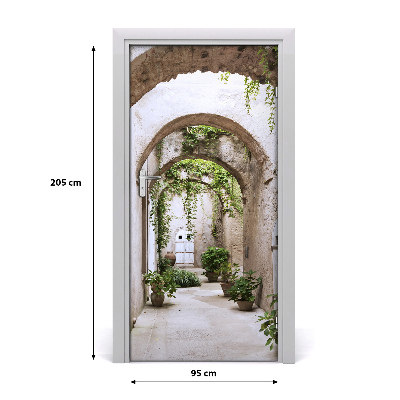 Adesivo em porta Rua Akrada