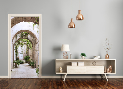 Adesivo em porta Rua Akrada