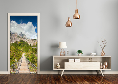 Adesivo em porta Ponte suspensa