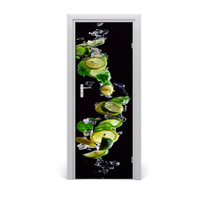 Adesivo em porta Limas e limões