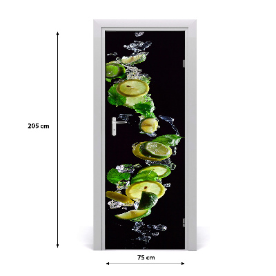 Adesivo em porta Limas e limões