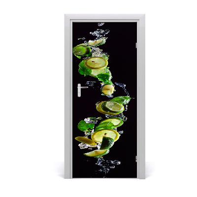 Adesivo em porta Limas e limões