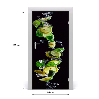 Adesivo em porta Limas e limões