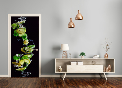 Adesivo em porta Limas e limões