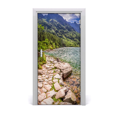 Papel de parede em porta O olho do mar das Montanhas Tatra