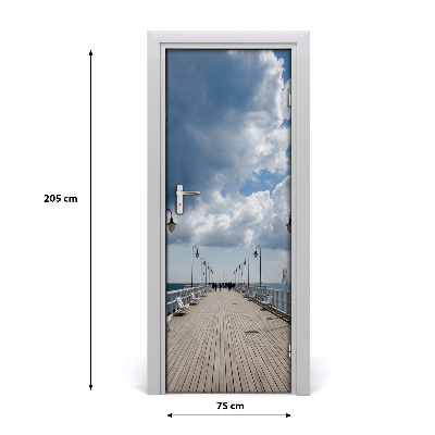 Autocolante para porta Cais em Orłowo