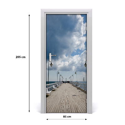 Autocolante para porta Cais em Orłowo