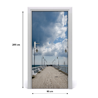 Autocolante para porta Cais em Orłowo