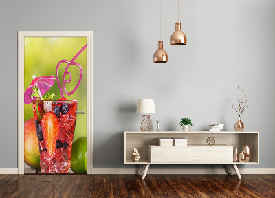 Adesivo em porta Coquetel de frutas