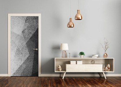 Papel de parede em porta Linhas abstratas