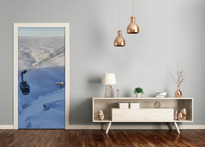 Papel de parede em porta Montanha russa