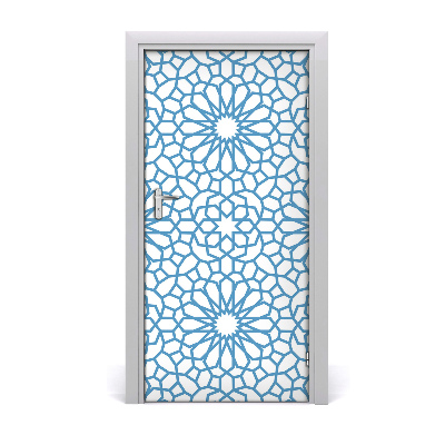 Autocolante para porta Padrão oriental