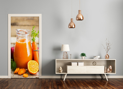 Papel de parede em porta Suco de frutas
