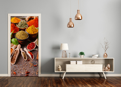 Autocolante para porta Especiarias