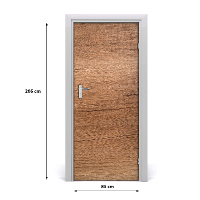 Adesivo em porta Fundo de madeira