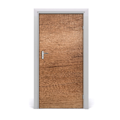 Adesivo em porta Fundo de madeira