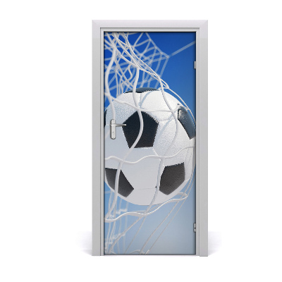 Adesivo em porta A bola está no gol