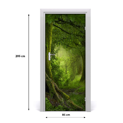 Autocolante para porta Selva tropical