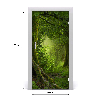 Autocolante para porta Selva tropical