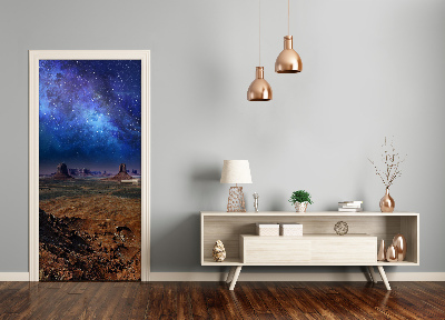 Autocolante para porta Céu estrelado