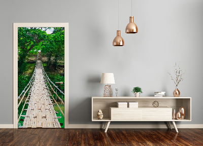 Adesivo em porta Ponte suspensa