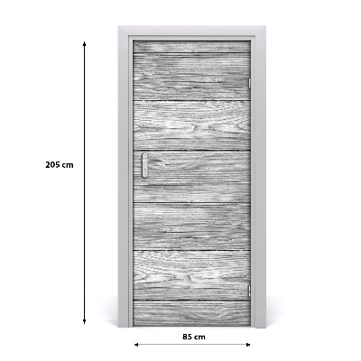 Autocolante para porta Fundo de madeira