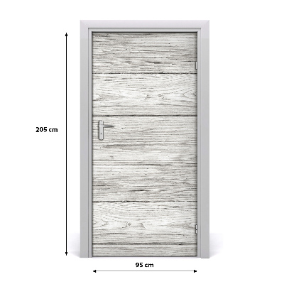 Adesivo em porta Fundo de madeira