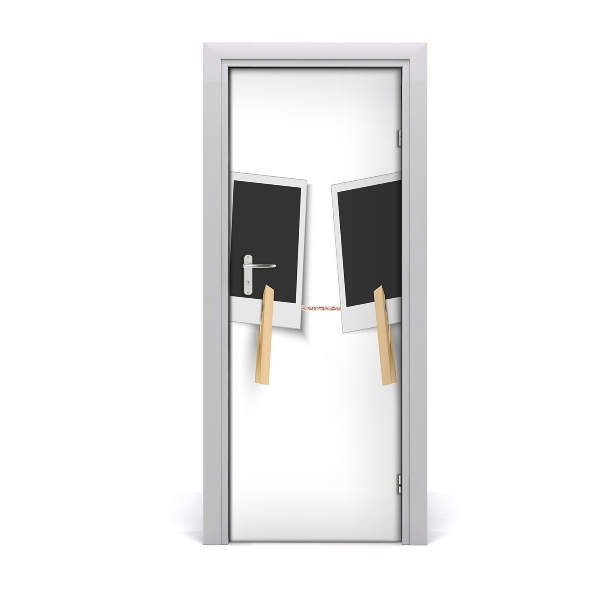 Autocolante para porta Molduras para fotos