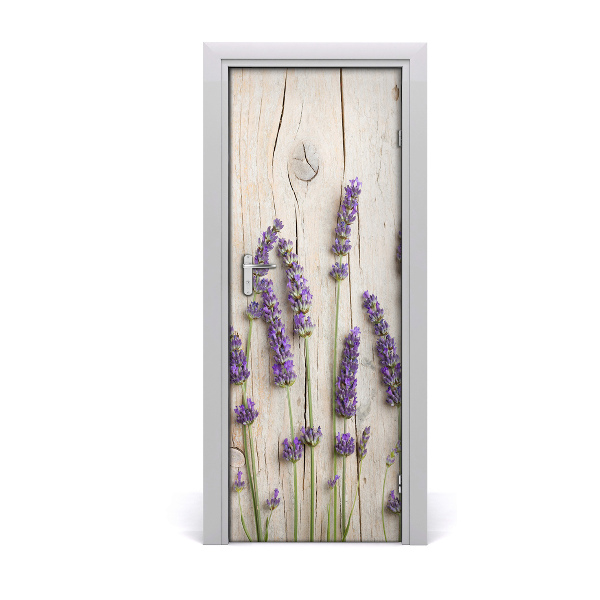 Autocolante para porta Lavanda
