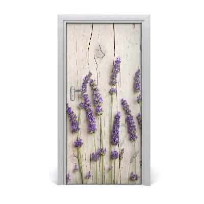 Autocolante para porta Lavanda