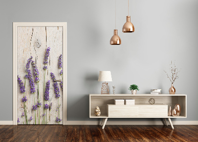 Autocolante para porta Lavanda