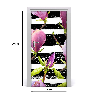 Adesivo em porta Magnólia