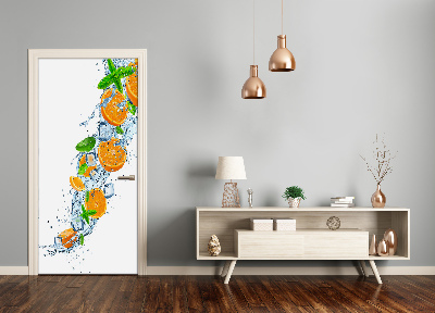 Autocolante para porta Laranjas