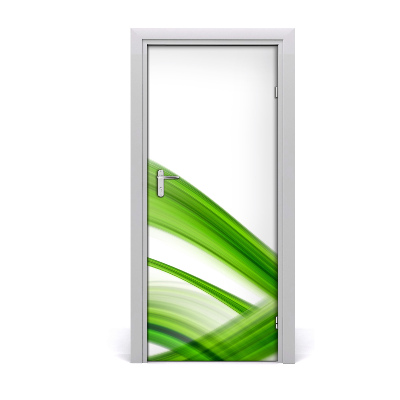 Adesivo em porta Onda abstrata