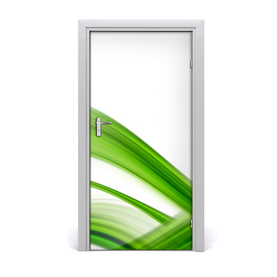 Adesivo em porta Onda abstrata