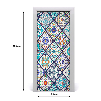 Adesivo em porta Azulejos cerâmicos