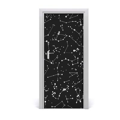 Autocolante para porta Constelação