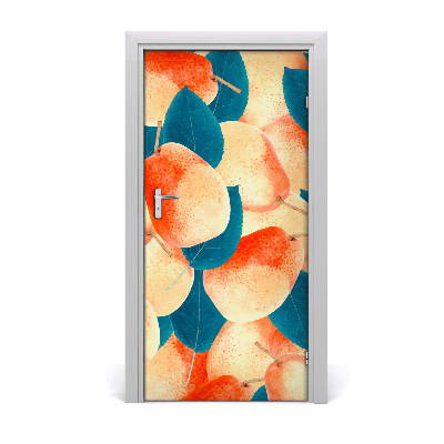 Autocolante para porta Peras