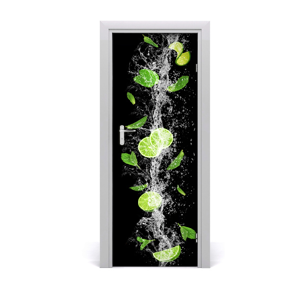 Adesivo em porta Limas