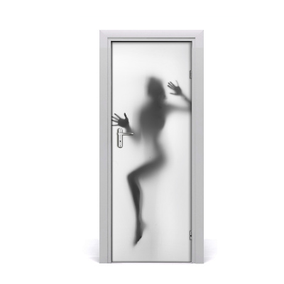 Adesivo em porta Mulher sexy