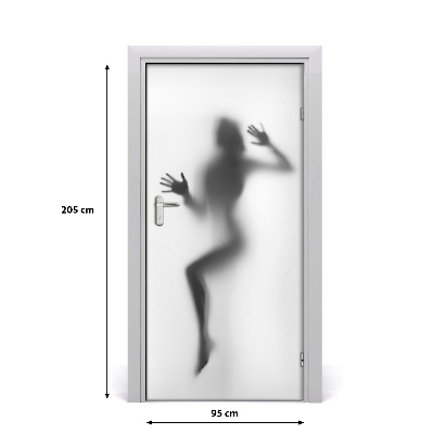 Adesivo em porta Mulher sexy