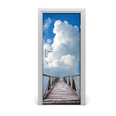 Adesivo em porta O Caminho para o Céu