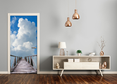 Adesivo em porta O Caminho para o Céu