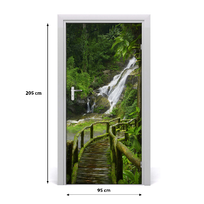 Adesivo em porta Caminho da Selva