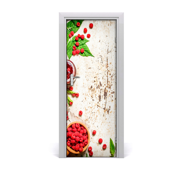 Adesivo em porta Geleia de framboesa