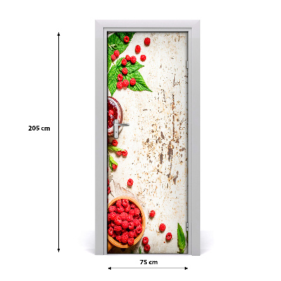 Adesivo em porta Geleia de framboesa